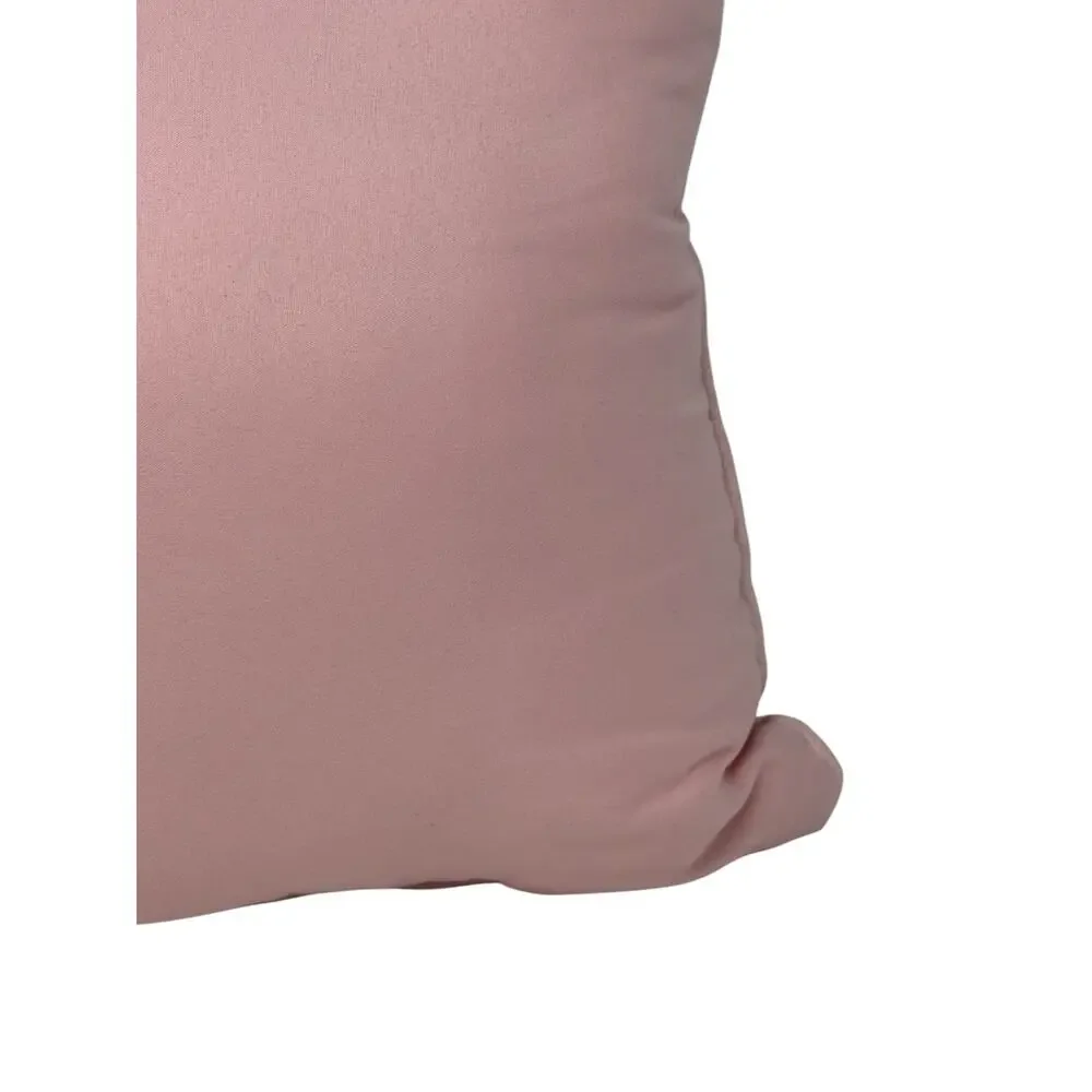 Juicy Couture Pink Cheetah Crown Throw Pillow 15x15 Y2K Home Decor Accent